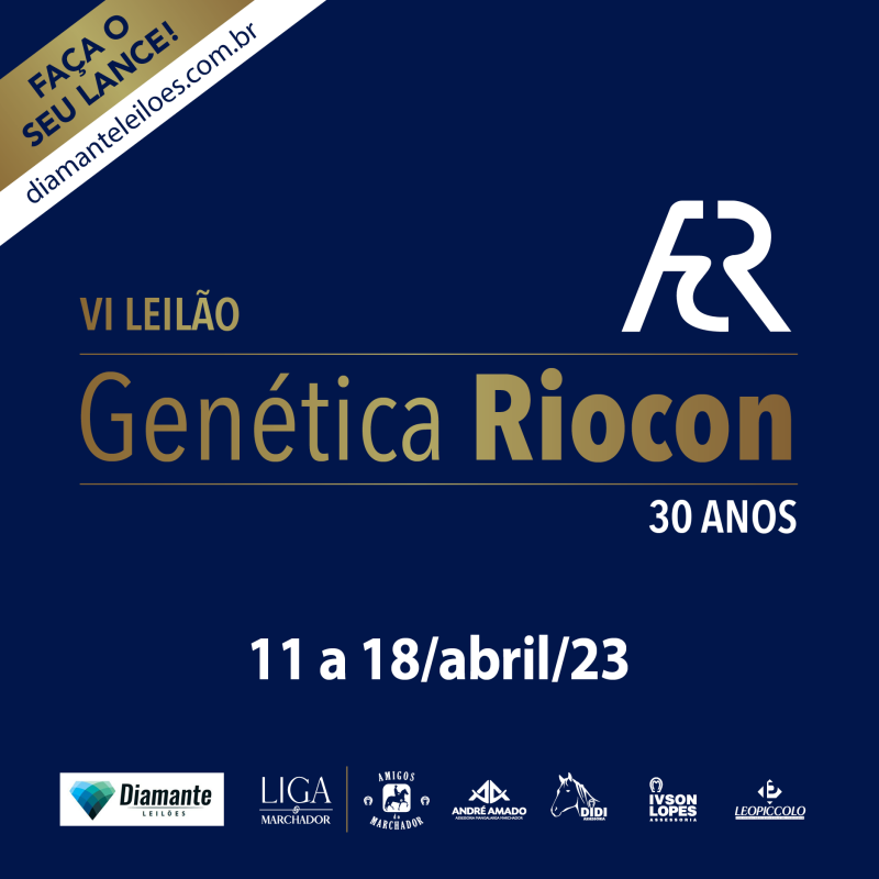 VI Leilão Genética Riocon - 30 anos